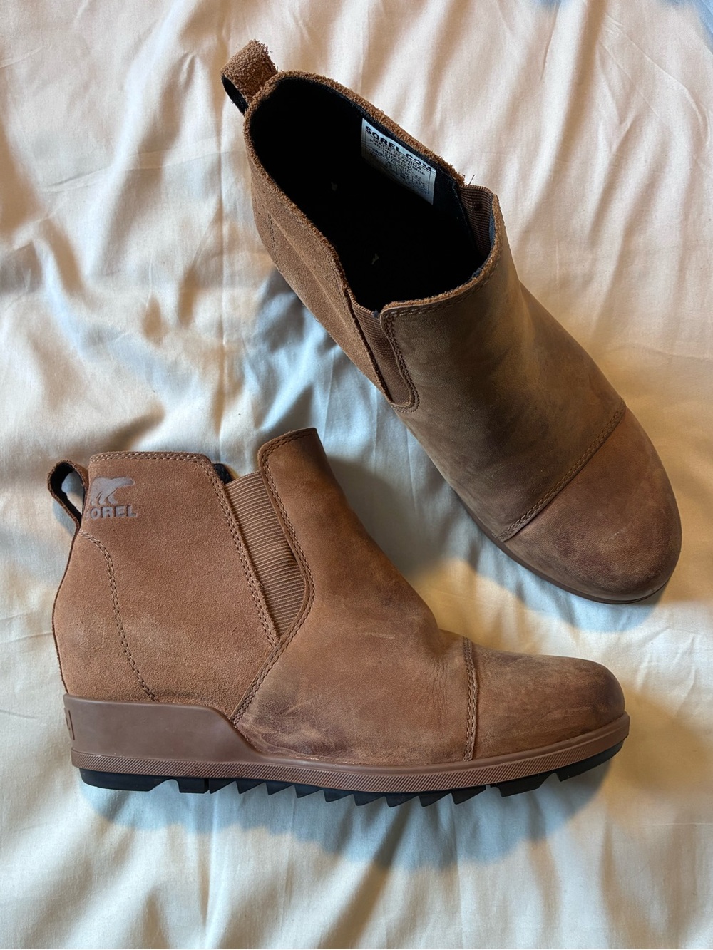 Sorel Women's Evie Pull-On Booties Tan Size 8.5